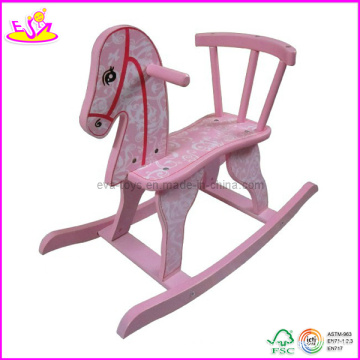 2015 nuevos niños caballo de oscilación, niños de madera populares empujan el juguete (W16D016)